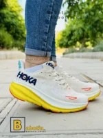 کتونی و کفش اسپرت هوکا کلیفتون 9 کرم زنانه و دخترانه