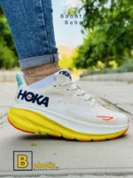 کتونی و کفش اسپرت هوکا کلیفتون 9 کرم زنانه و دخترانه