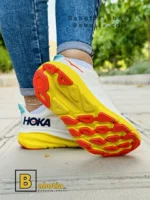 کتونی و کفش اسپرت هوکا کلیفتون 9 کرم زنانه و دخترانه