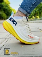 کتونی و کفش اسپرت هوکا کلیفتون 9 کرم زنانه و دخترانه