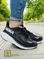 کتونی و کفش اسپرت هوکا کلیفتون 9 مشکی زنانه و دخترانه