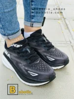 کتونی و کفش اسپرت هوکا کلیفتون 9 مشکی زنانه و دخترانه