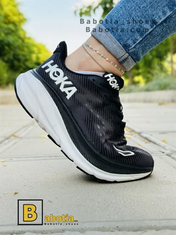 کتونی و کفش اسپرت هوکا کلیفتون 9 مشکی زنانه و دخترانه