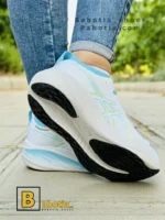 کتونی و کفش اسپرت آسیکس نیمباس 26 (GEL _ NUMBUS 26) آبی زنانه و دخترانه