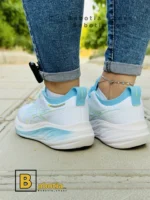 کتونی و کفش اسپرت آسیکس نیمباس 26 (GEL _ NUMBUS 26) آبی زنانه و دخترانه