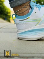 کتونی و کفش اسپرت آسیکس نیمباس 26 (GEL _ NUMBUS 26) آبی زنانه و دخترانه