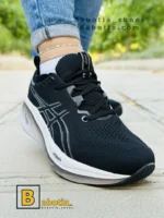 کتونی و کفش اسپرت اسیکس GEL _ NUMBUS 26 مشکی زنانه و دخترانه