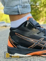 کتونی و کفش اسپرت آسیکس والیبالی 2023 مشکی مردانه و پسرانه