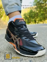 کتونی و کفش اسپرت آسیکس والیبالی 2023 مشکی مردانه و پسرانه