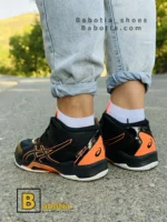 کتونی و کفش اسپرت آسیکس والیبالی 2023 مشکی مردانه و پسرانه