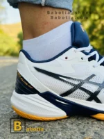 کتونی و کفش اسپرت اسیکس والیبالی 2023 سفید مردانه و پسرانه