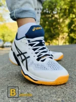 کتونی و کفش اسپرت اسیکس والیبالی 2023 سفید مردانه و پسرانه