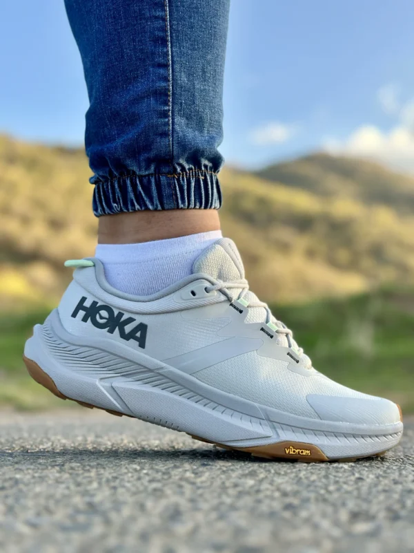 کفش هوکا مدل ترانسپورت طوسی