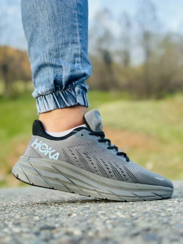 کتونی هوکا کلیفتون 8 خاکستری