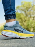 هوکا باند 8 سبزابی زیره زرد سفید مردانه و پسرانه