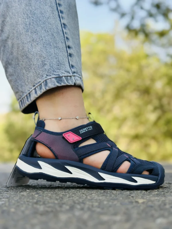 صندل هامتو مدل 740977B-8 رنگ سرمه ای