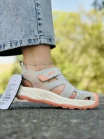 صندل هامتو مدل 740977B-2 رنگ کرم