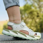 صندل هومتو مدل 760393B رنگ کرم زیتونی