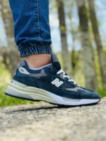 کتونی نیوبالانس مدل ۹۹۲ آمریکایی سرمه ای