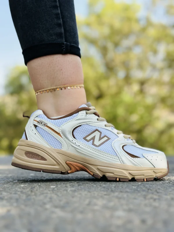 کتونی نیوبالانس 530 قهوه ای زنانه و دخترانه