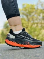 کتونی نیوبالانس مدل تریلV3 مشکی زیره نارنجی