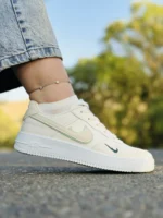 کفش نایک ایرفورس1 رنگ کرم