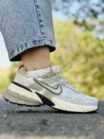 کتونی نایک کشلون-Cushlon کرم قهوه ای