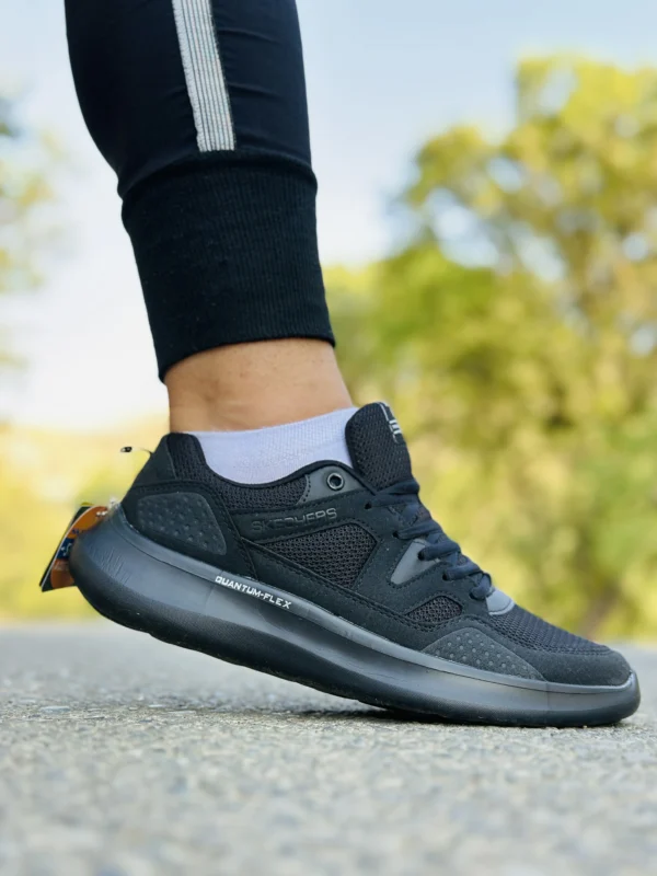 کفش اسکیچرز مموری فوم مدل کوانتوم فلکس - طبی مشکی