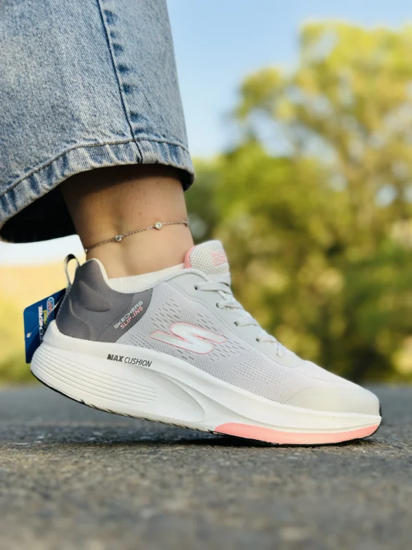 کتونی اسکیچرز مدل max cushion رنگ طوسی